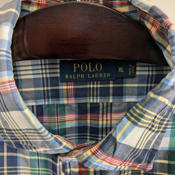 Ralph Lauren Other - Men's Ralph Lauren Button Down Shirt Plaid Size XL